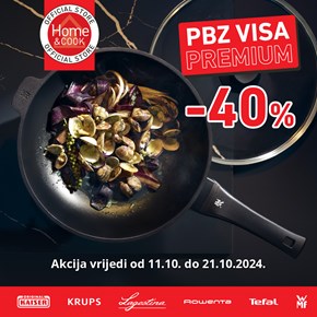 PBZ Visa Premium akcija<br/> u Home&Cook radnji